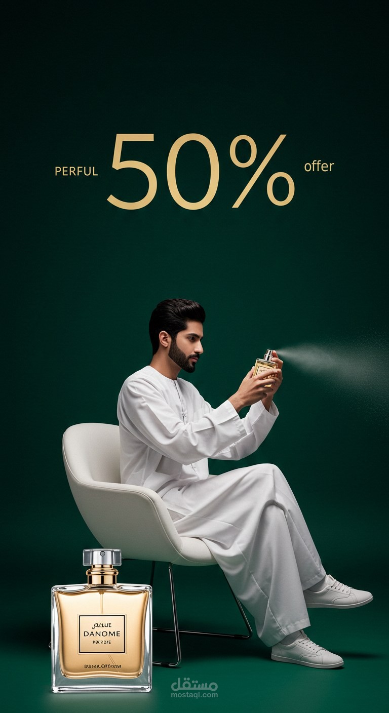تصميم اعلان لعطور