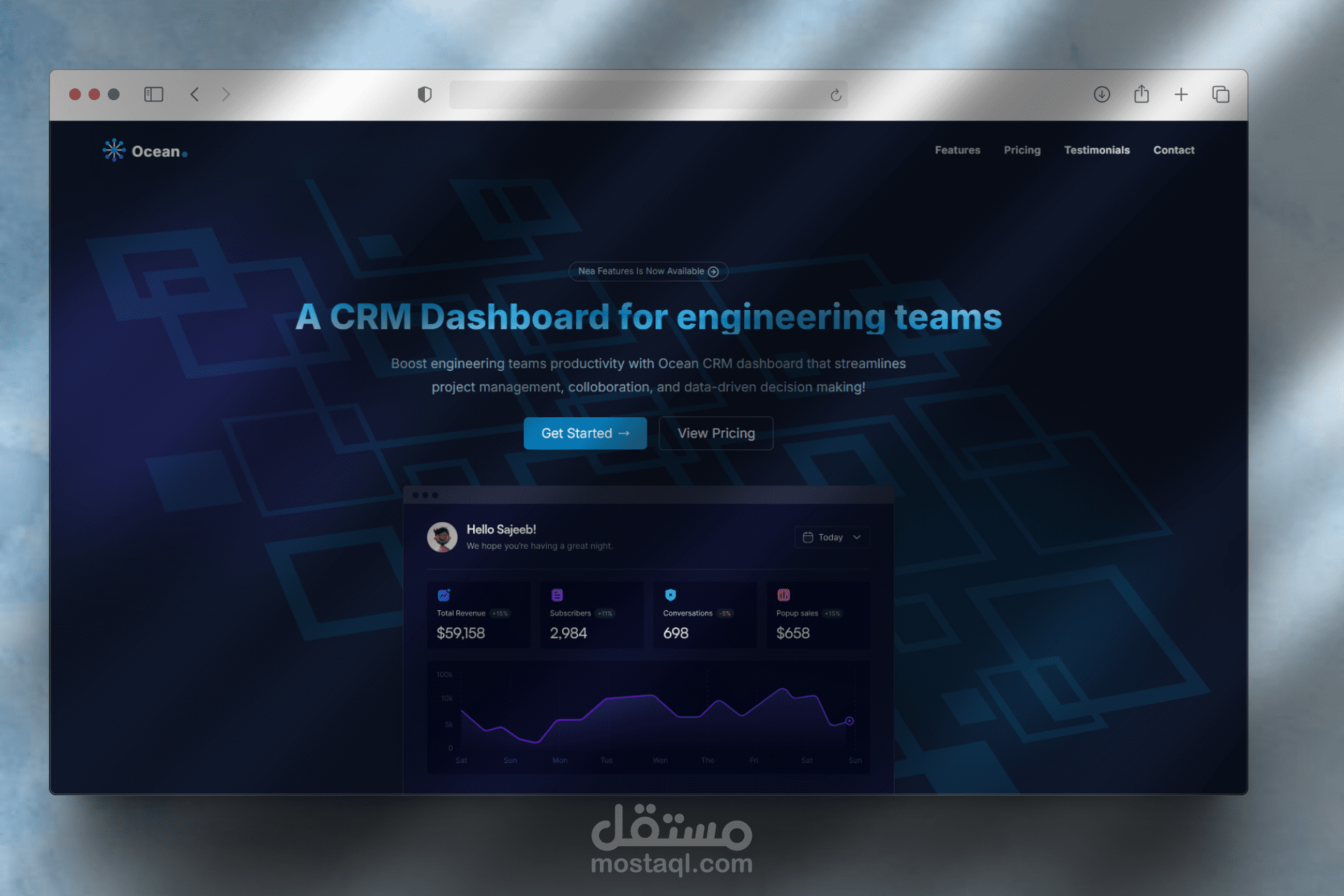 تصميم Landing page