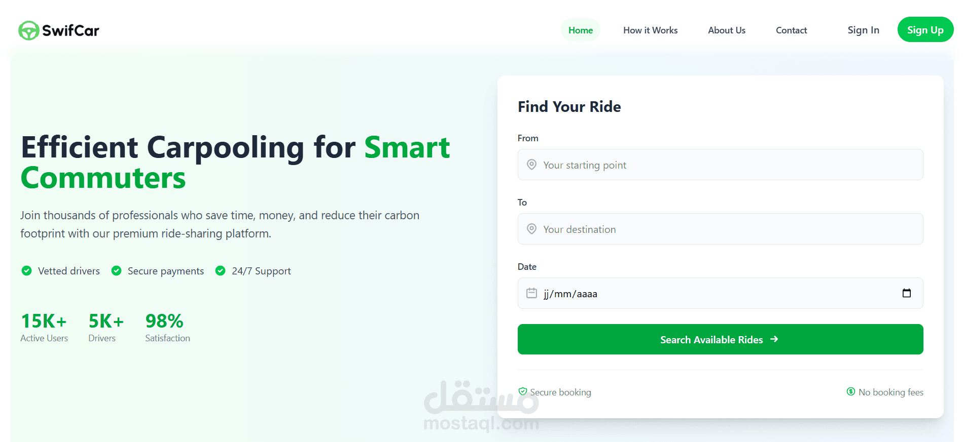 A revolutionary carpooling platform designed to connect drivers and passengers directly with enhanced flexibility and modern features.
