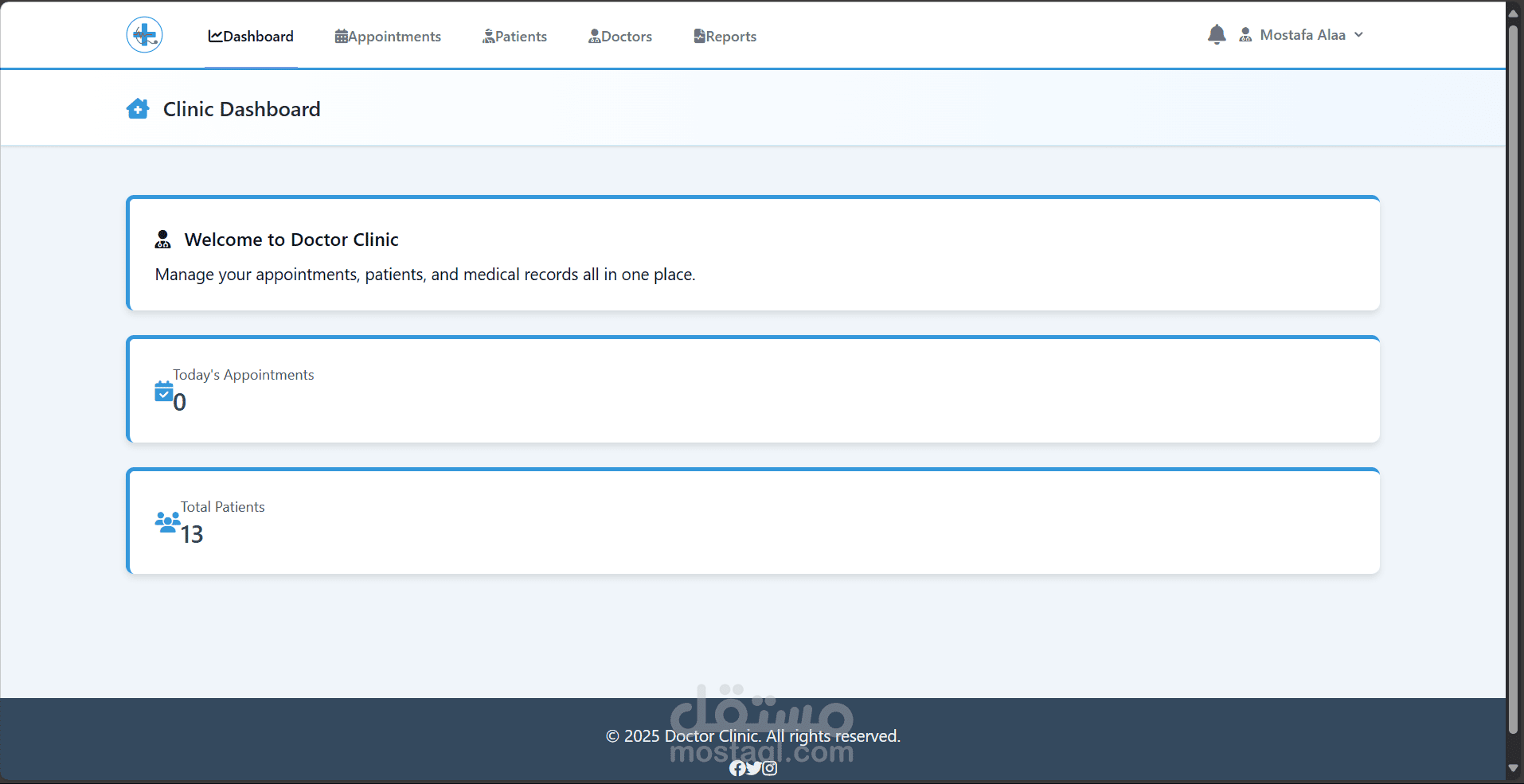 Clinic System Application