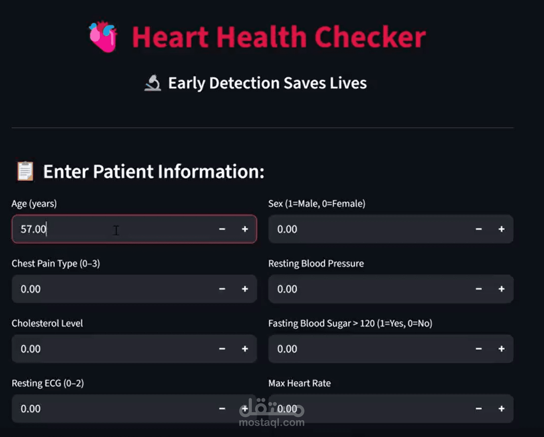 AI-Powered Heart Disease Prediction App