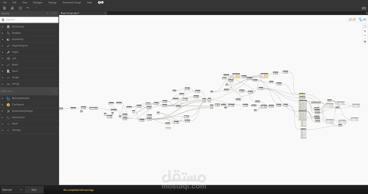Dynamo Script – Ceiling Hangers Automation | مستقل