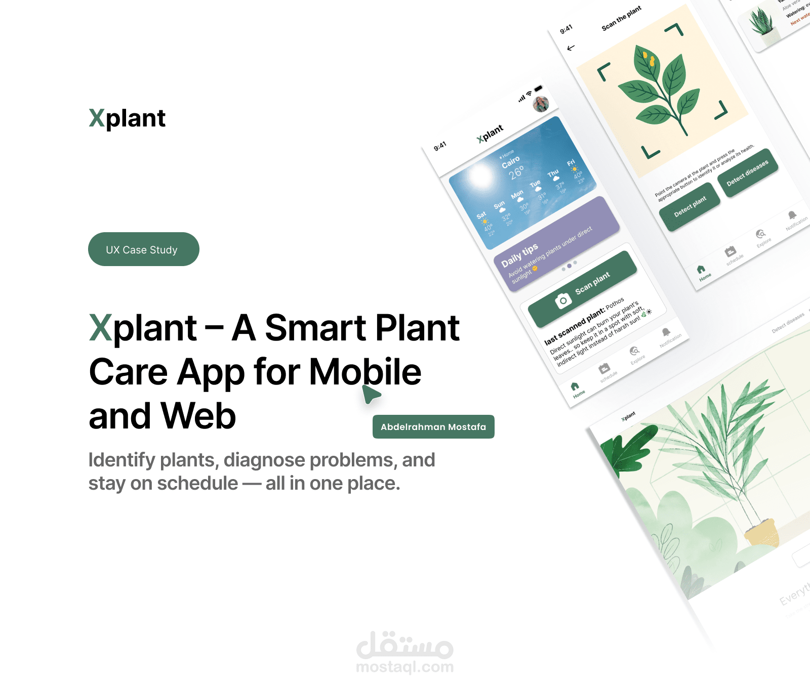Xplant Platform – Responsive Plant Diagnosis App (Web & Mobile)