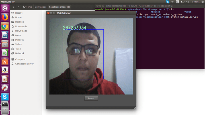 Face recognition with open cv