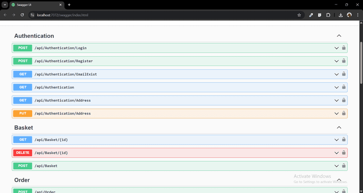 E-Commerce Web API (Back-End)