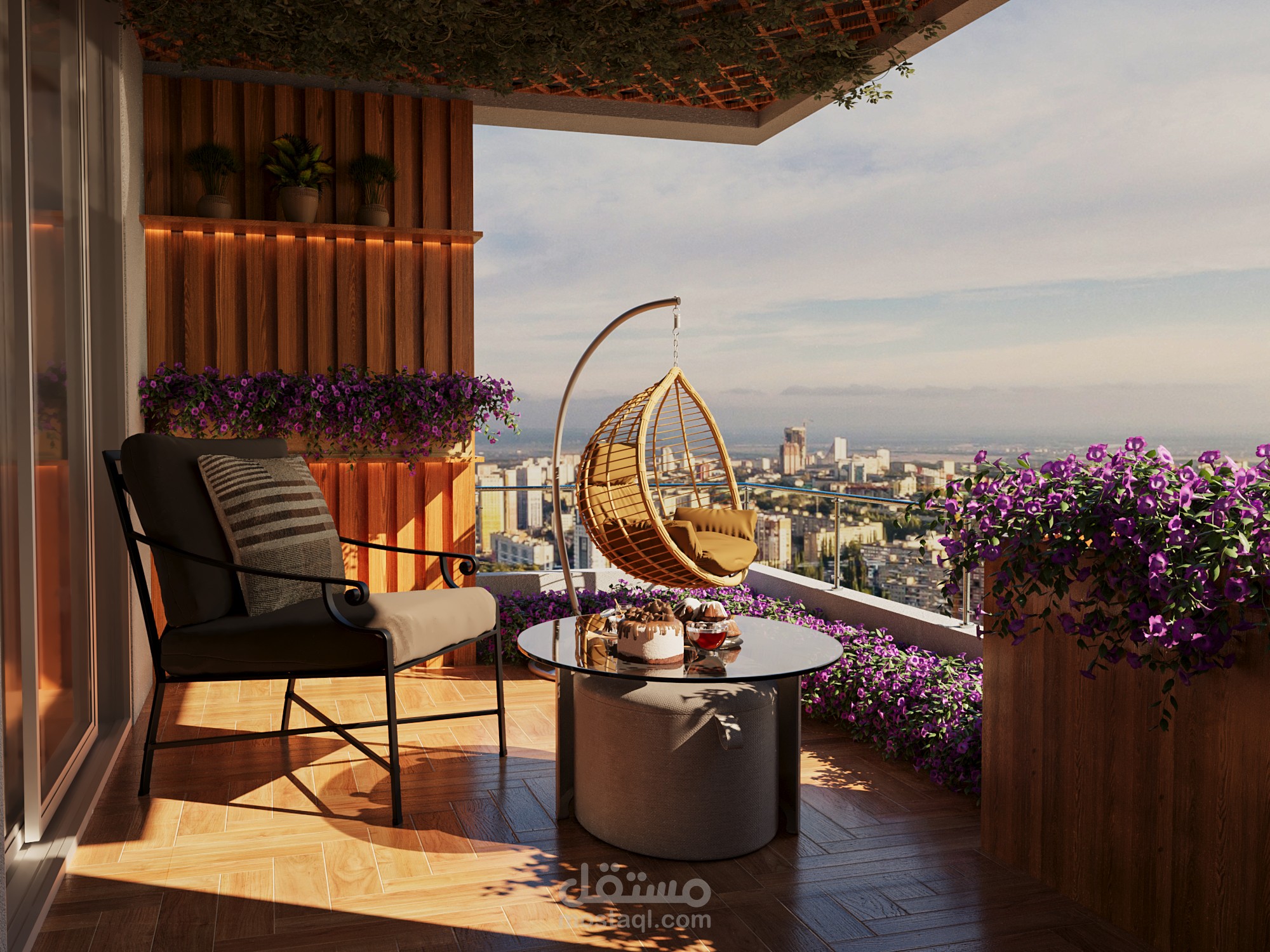 Balcony  interior design