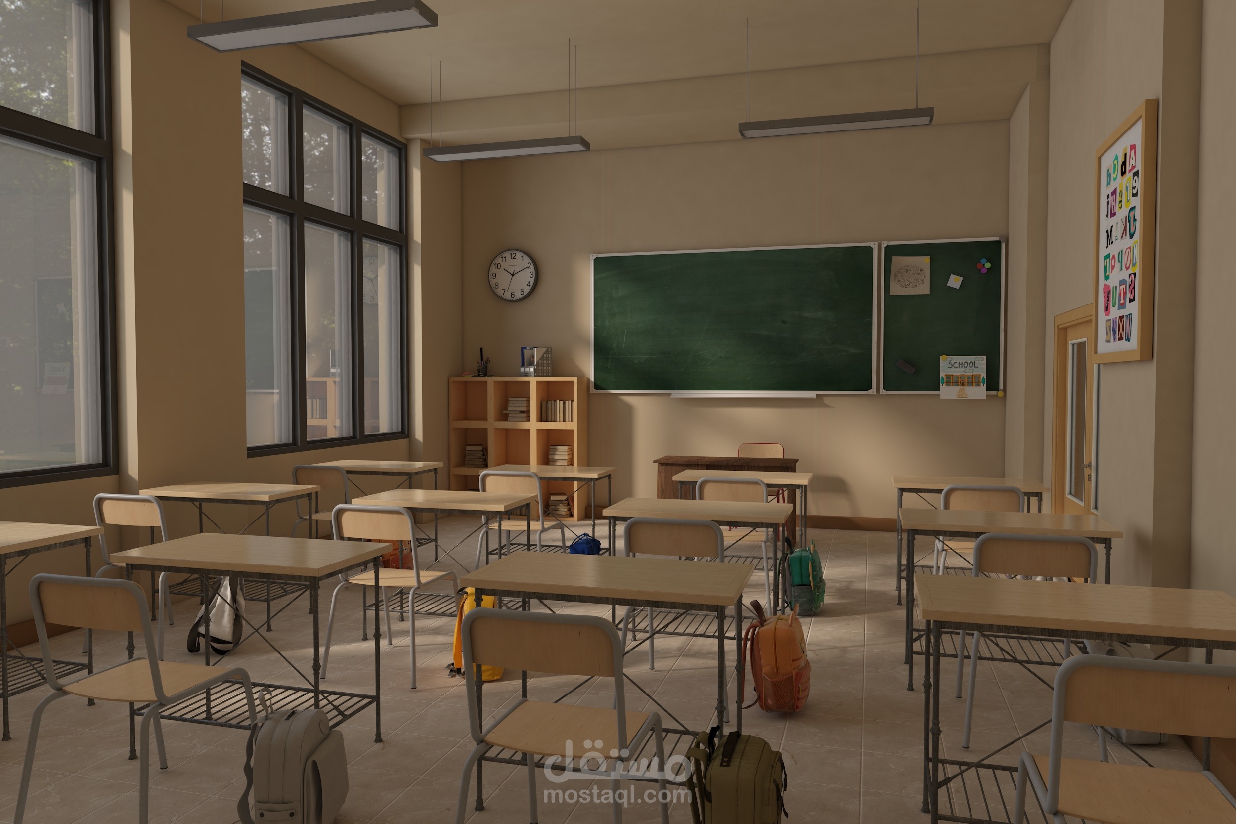 school classroom interior design