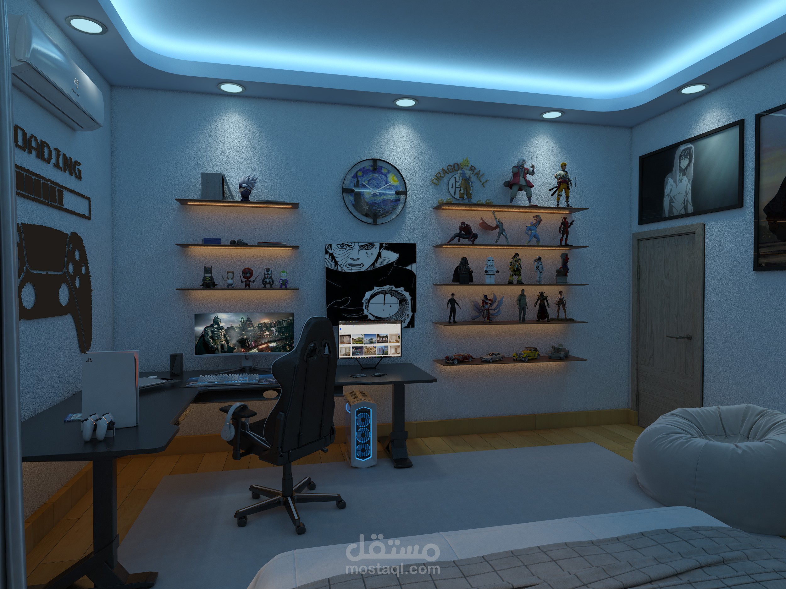 Gaming Bedroom Interior Design