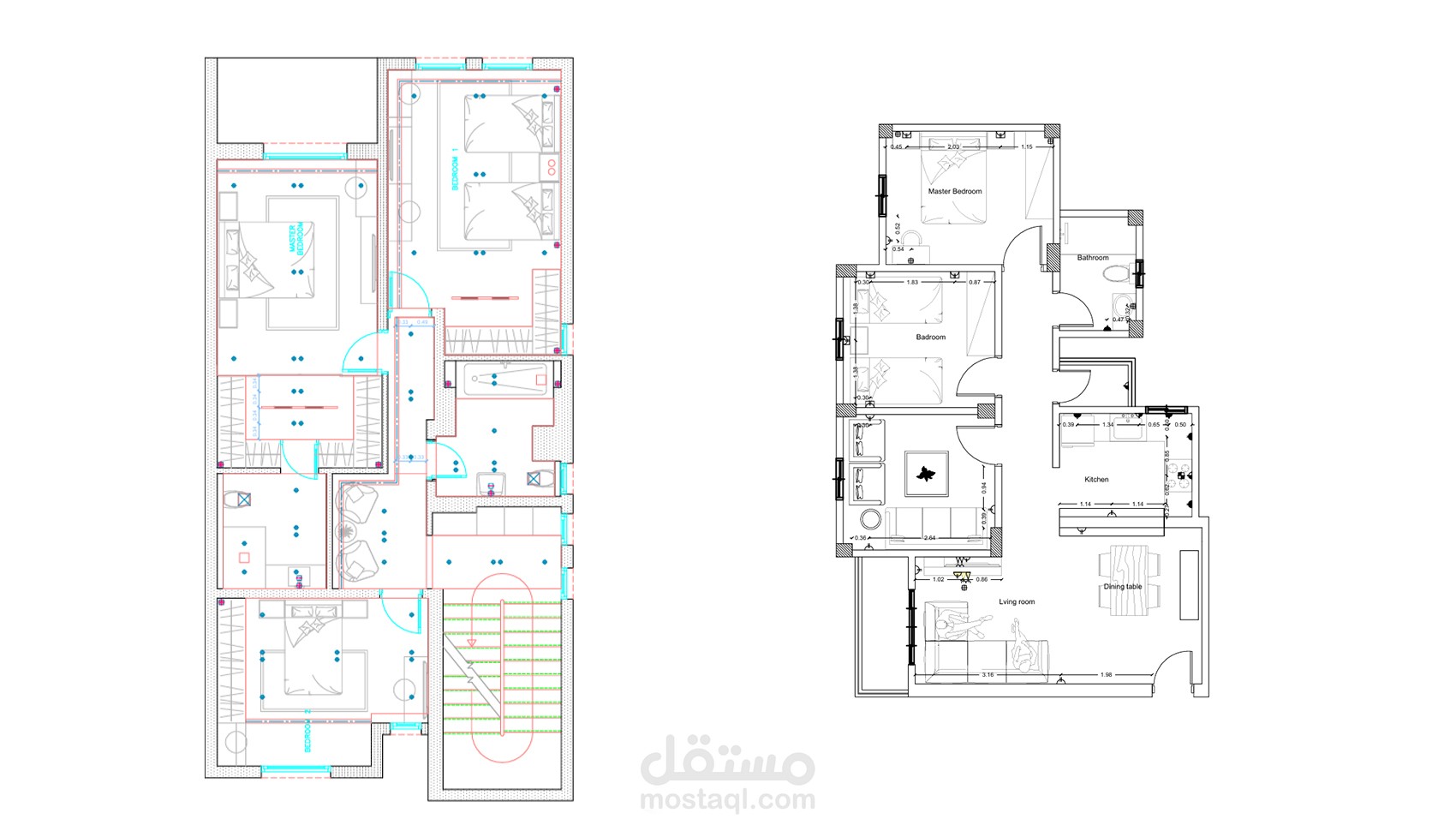 تصميم مخططات التنفيذ و shop drawing