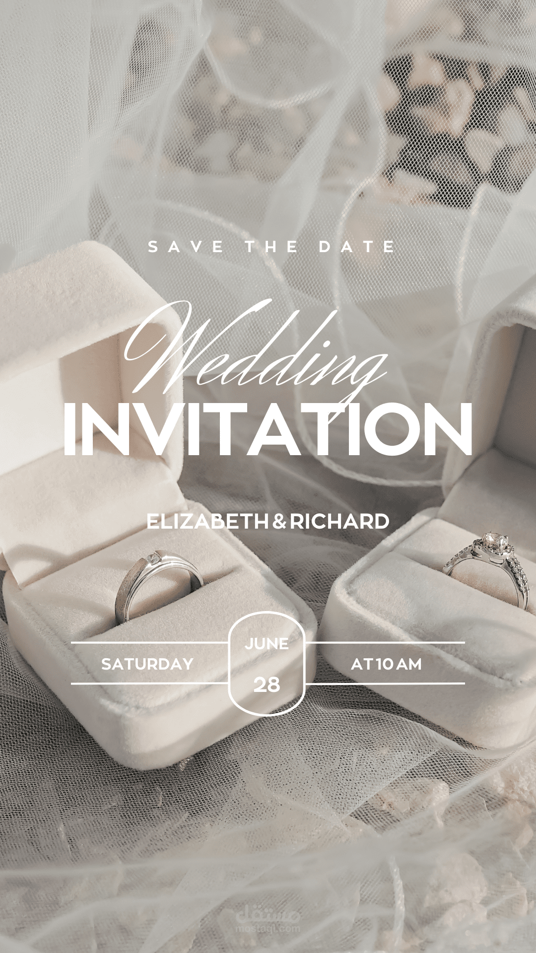 Invitation for wedding