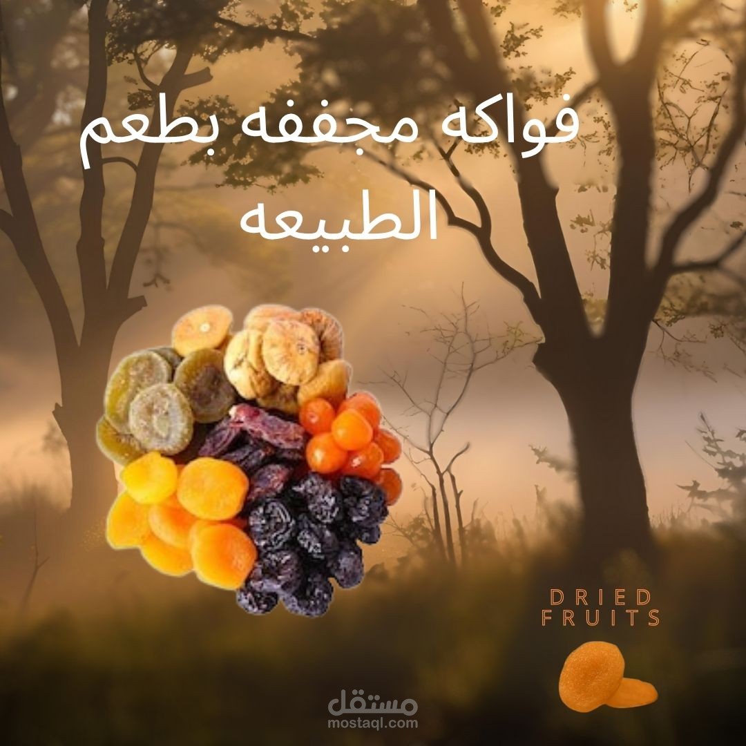 لوجو فواكه مجففه