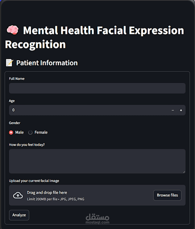 Mental Health Facial Expression Recognition