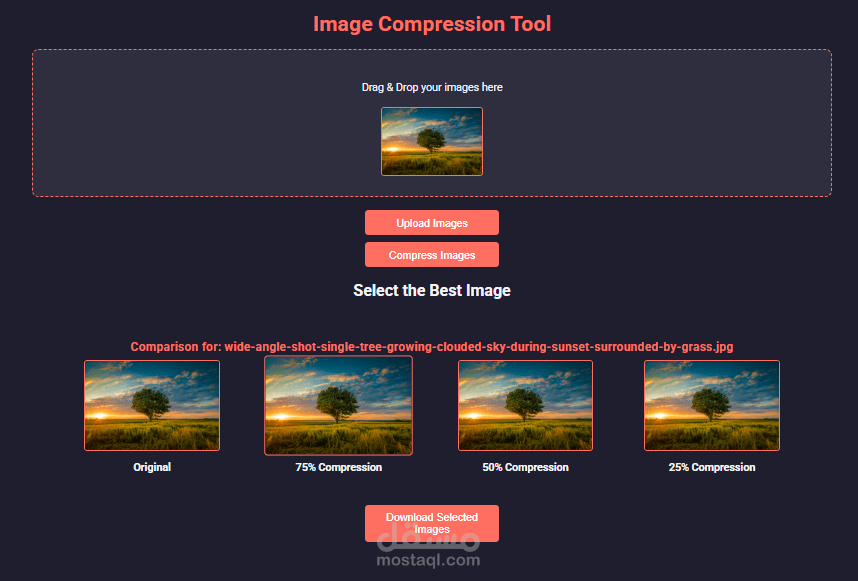Image Compression Tool