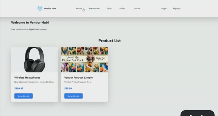 Multi-Vendor Digital Marketplace