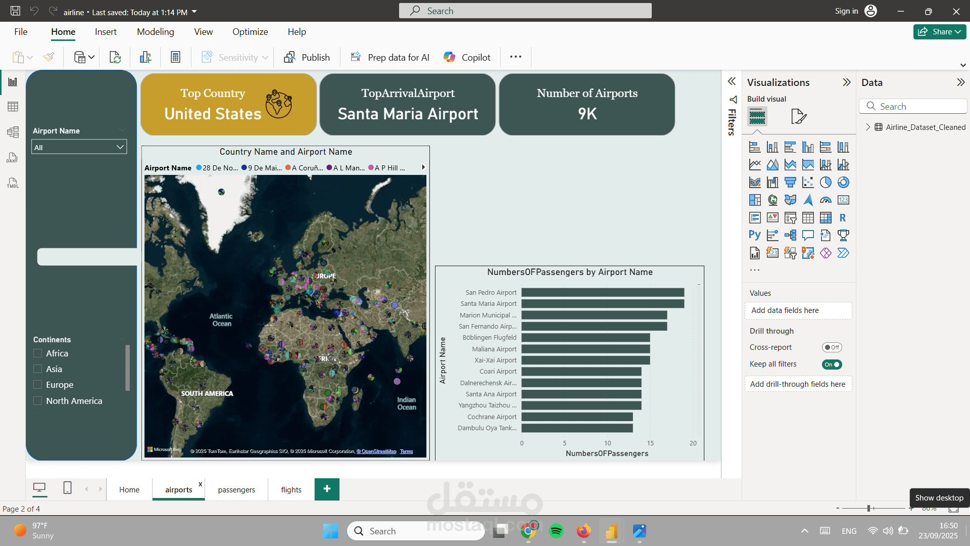 Airlines Dashboard