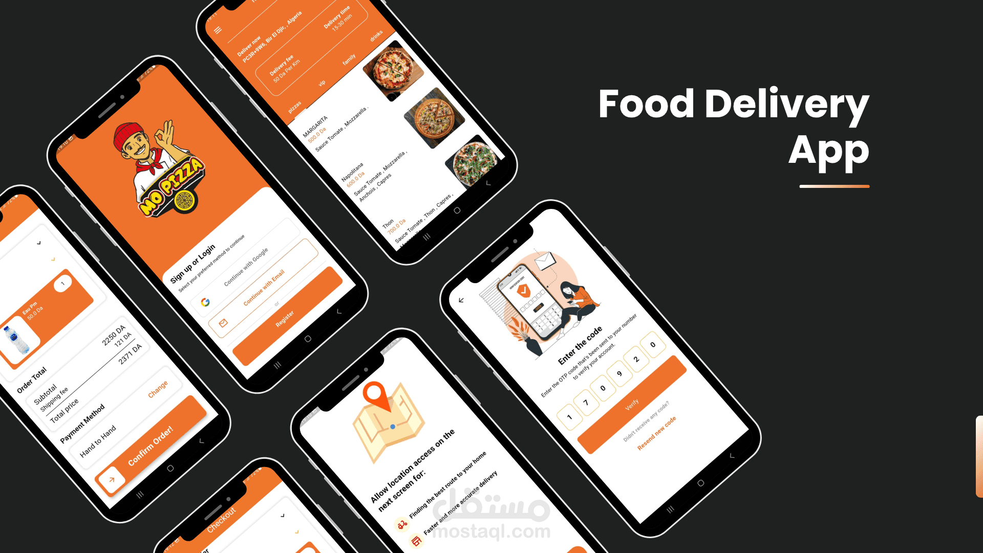 Food Delivery App ( MoPizza )