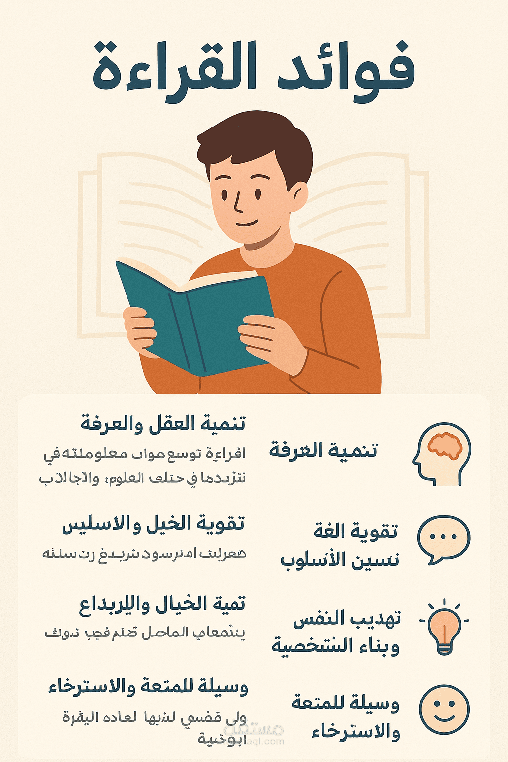 فوائد القراءة