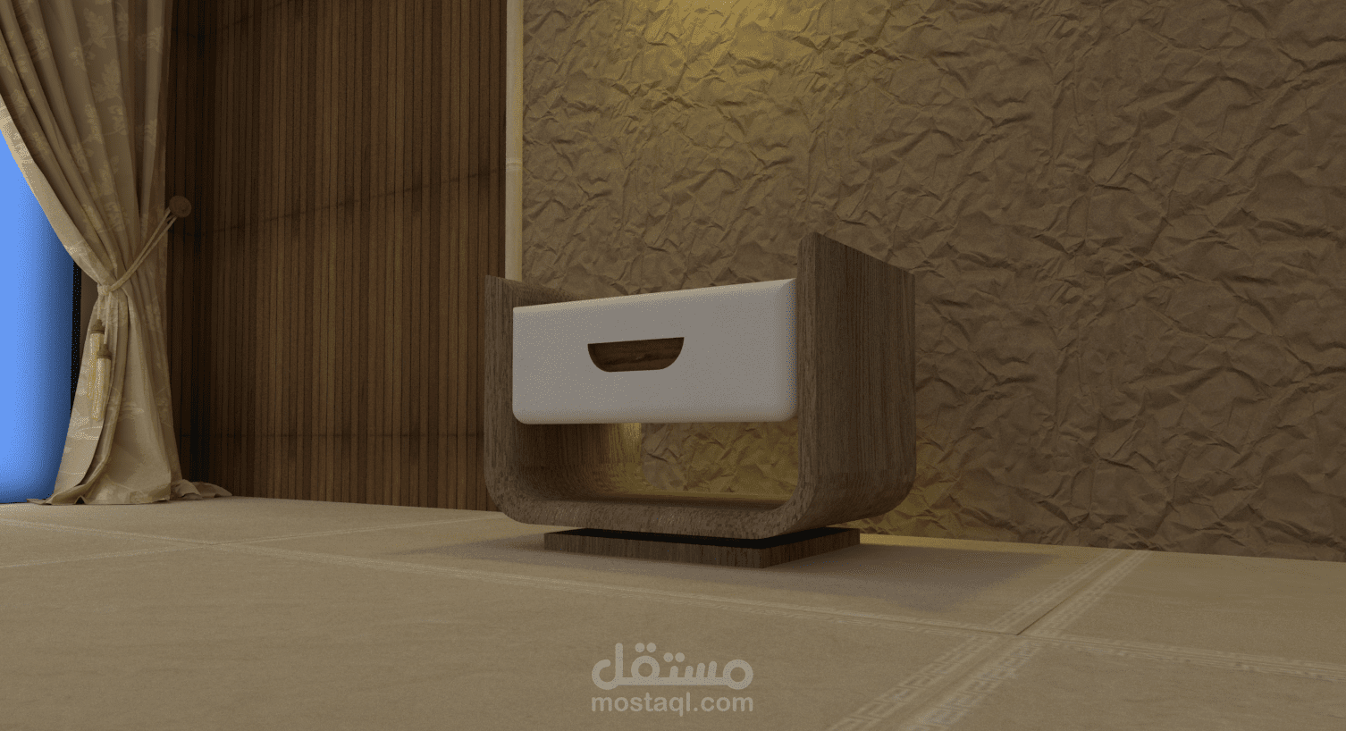 تصميم تسريحة مودرن باستخدام SketchUp و V-Ray  تصميم مطبخ 3D عصري