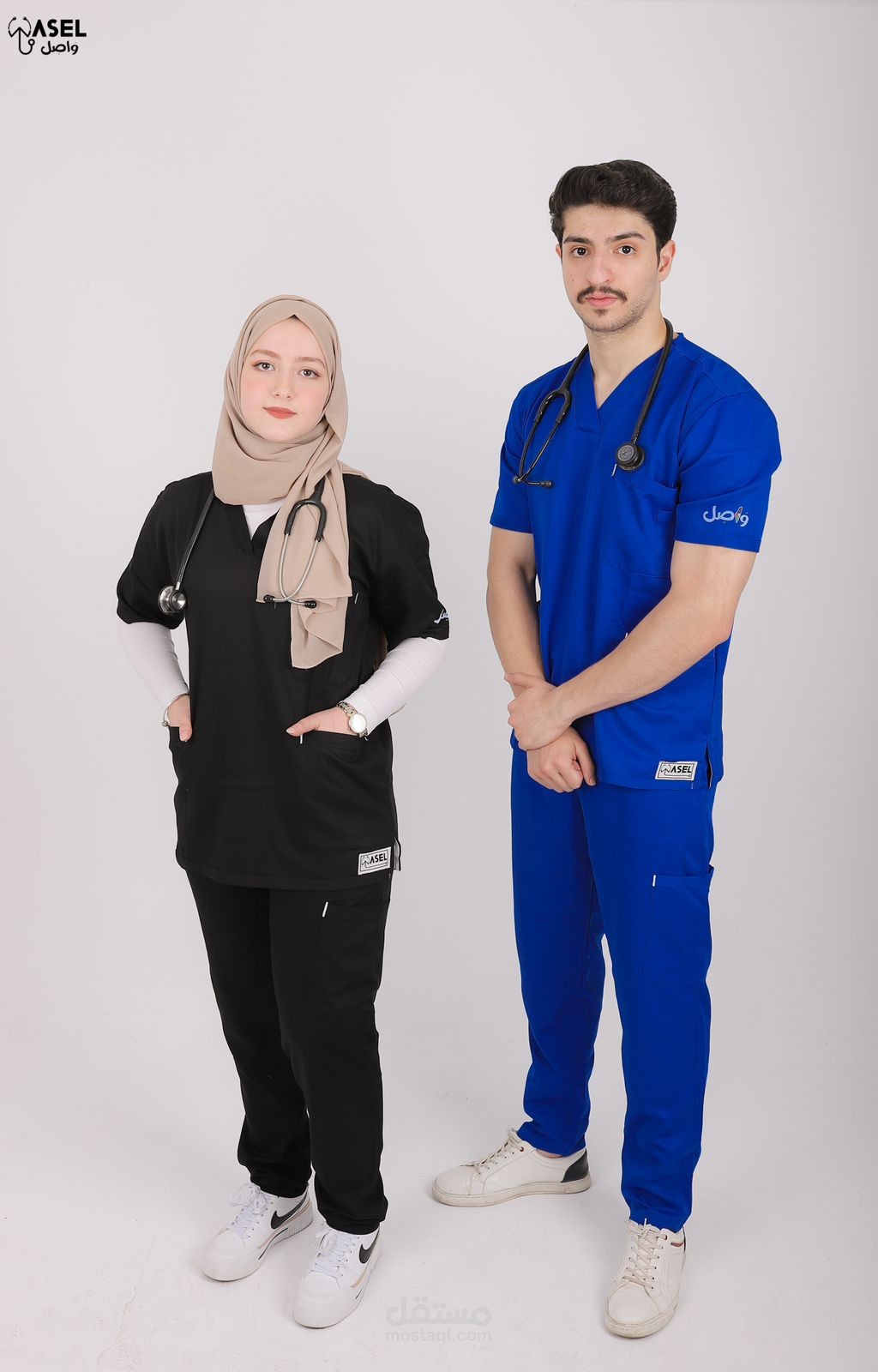 "تصميم وتوفير إسكرابات طبية مريحة وعملية للممرضين والممرضات"
