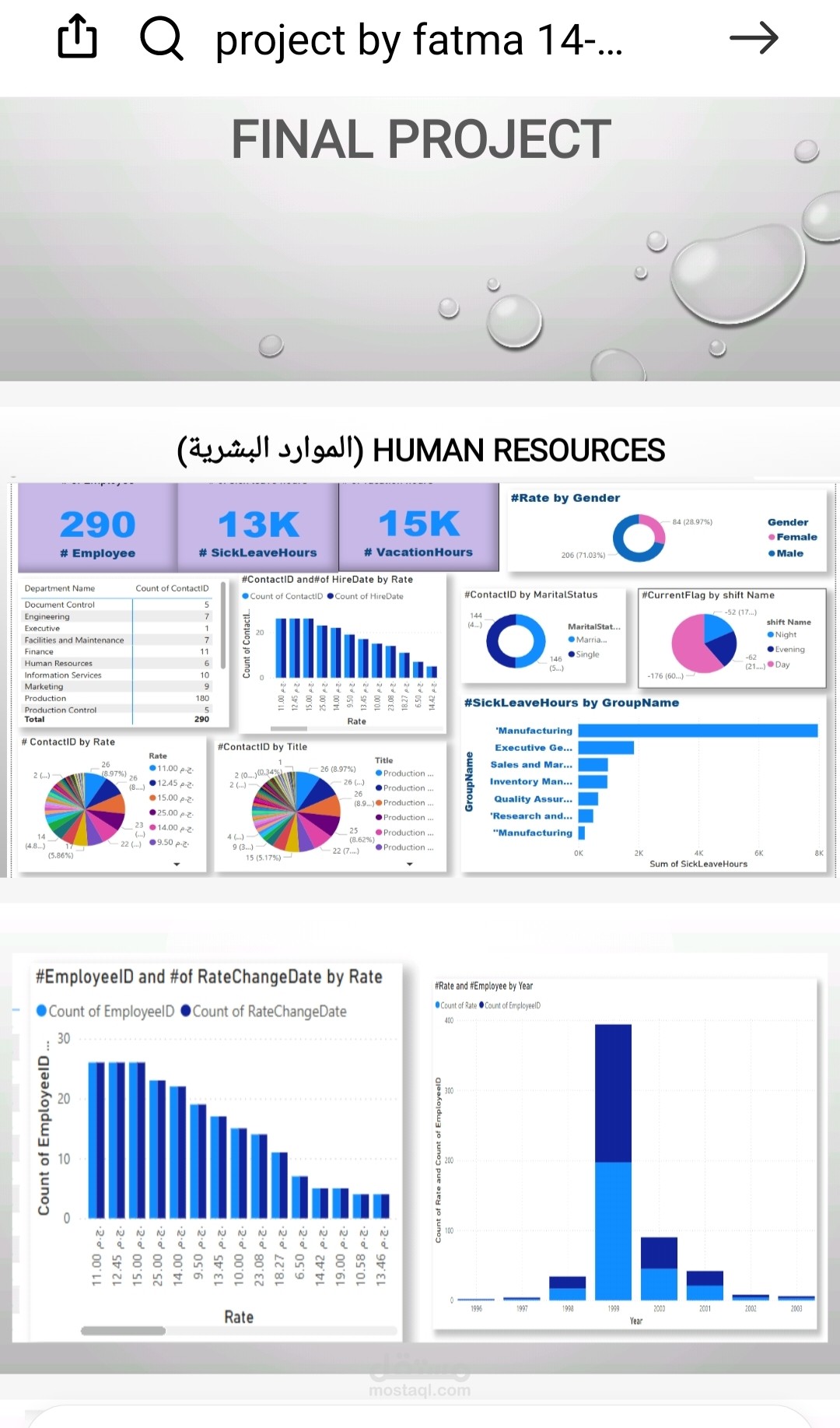 Human resource by power Bi