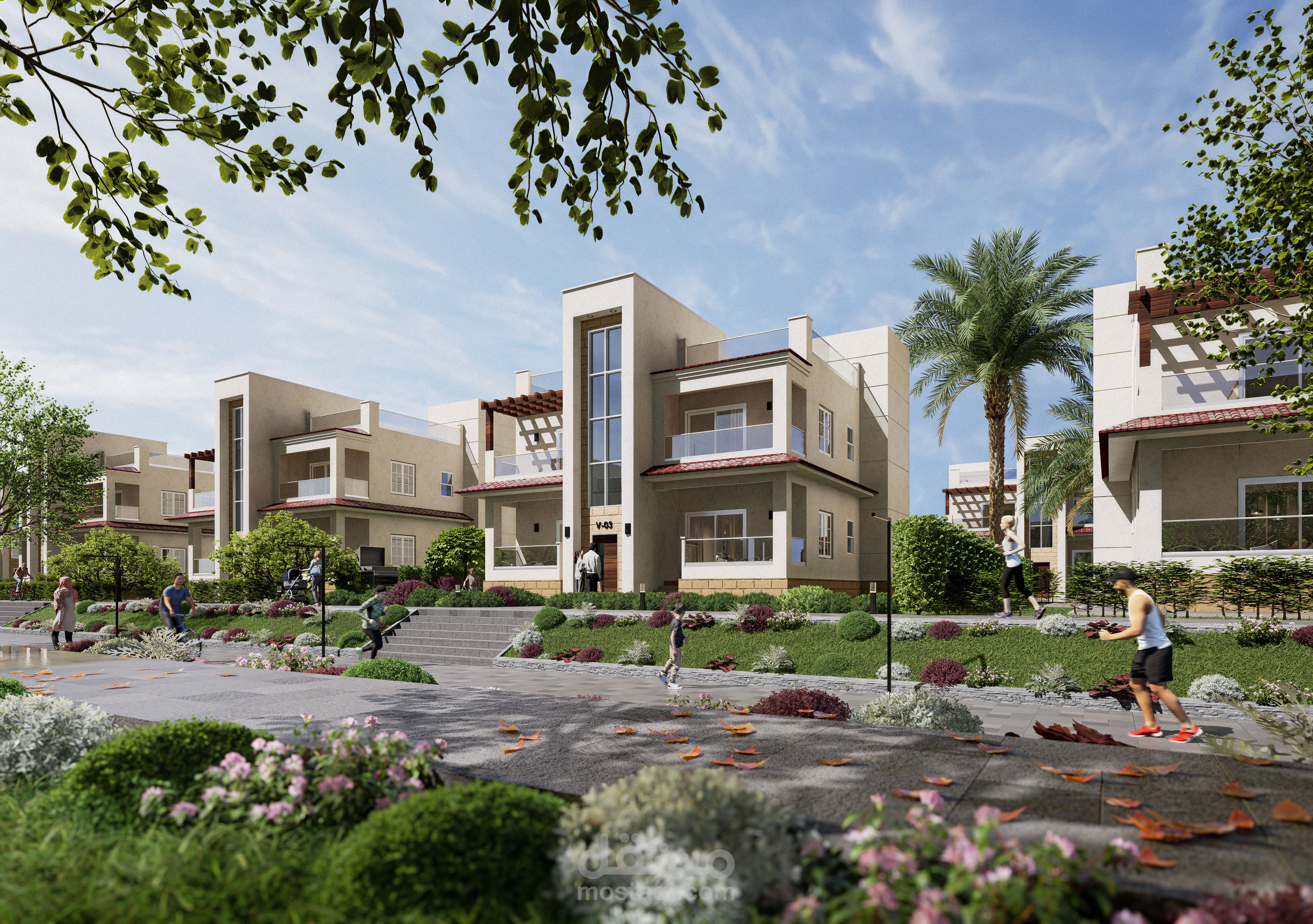 تصميم فيلا سكنية عصرية