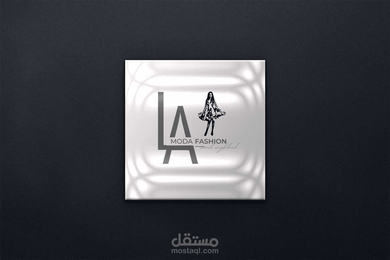 3D mock up logo