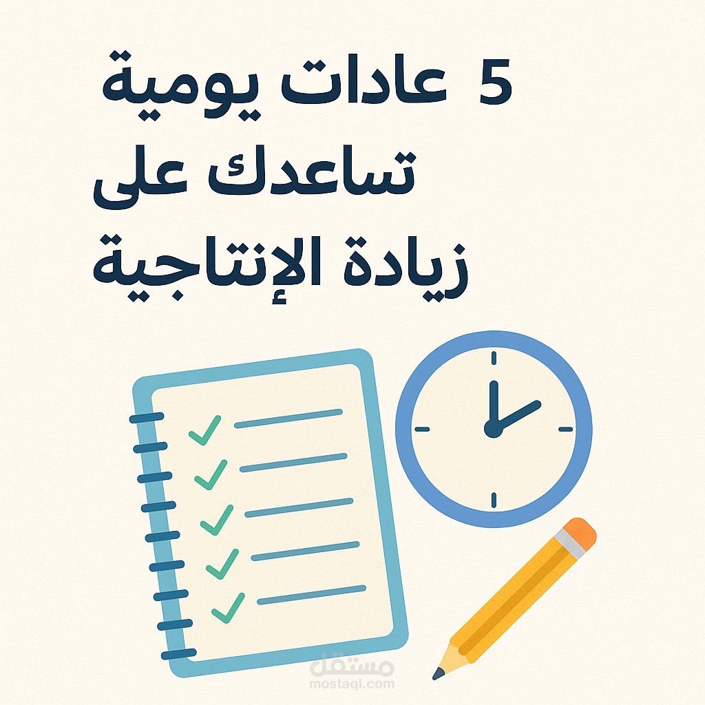 كتابة مقال احترافي حول زيادة الإنتاجية
