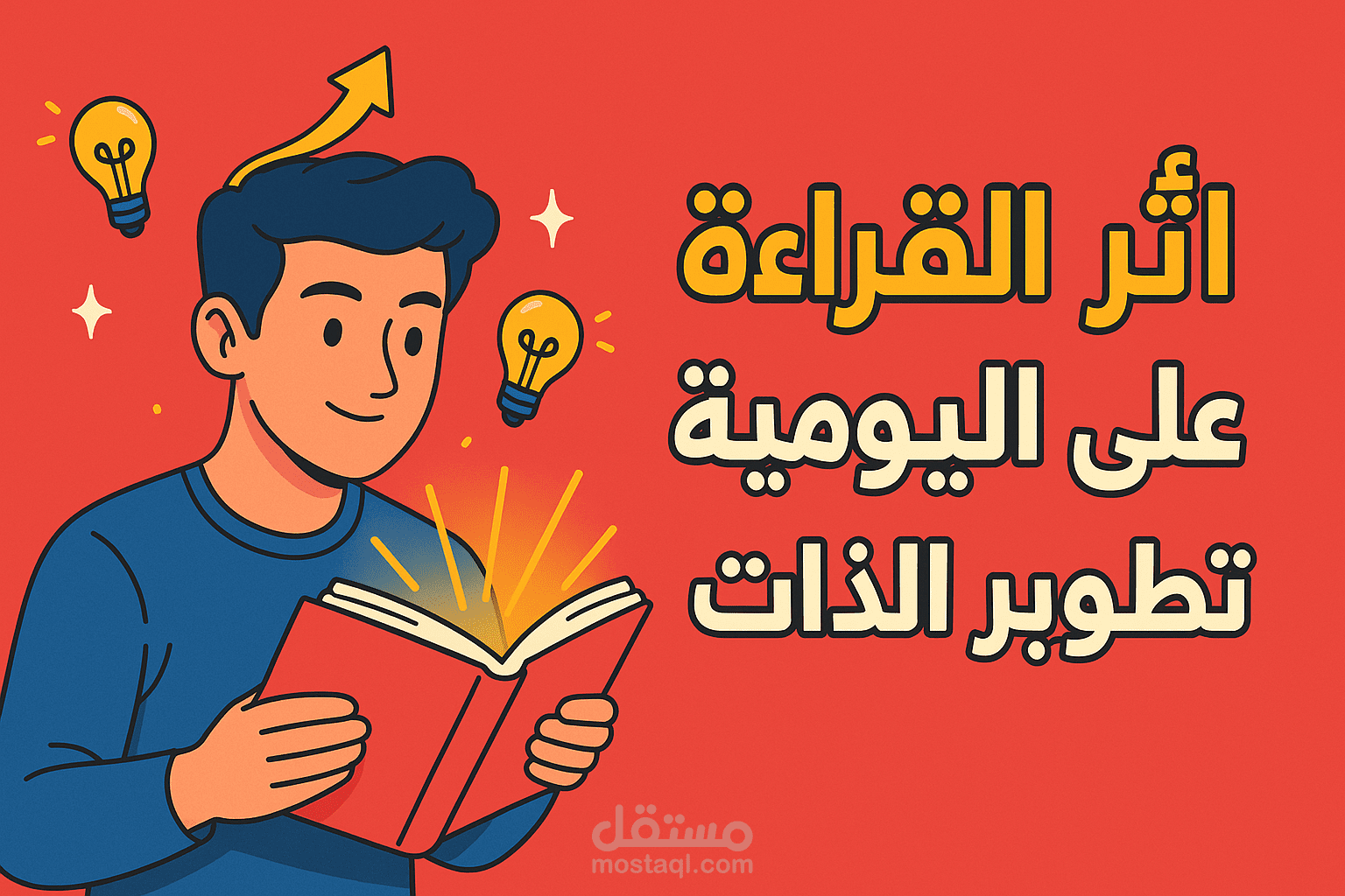 أثر القراءة اليومية على تطوير الذات