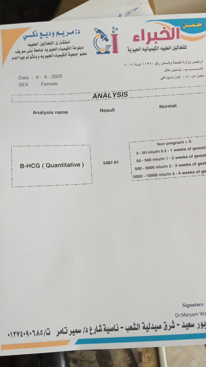 قراءة تحاليل وأشعات