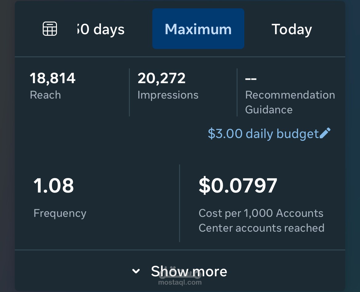 Messaging campagnes results