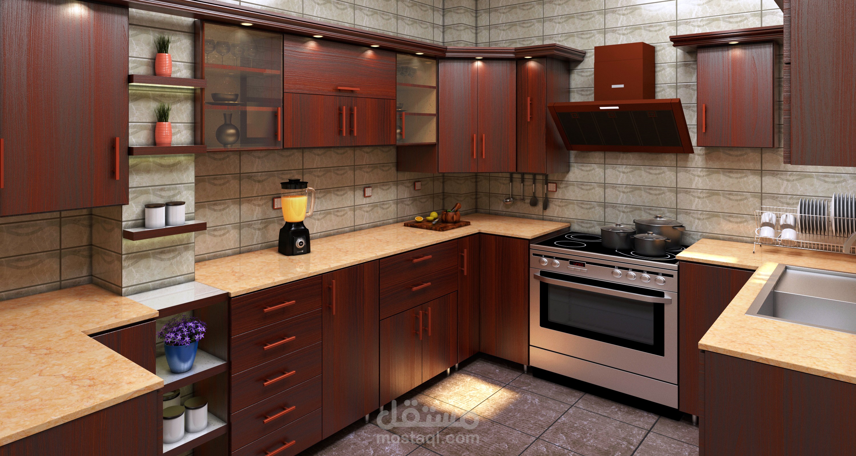 تصميم مطبخ