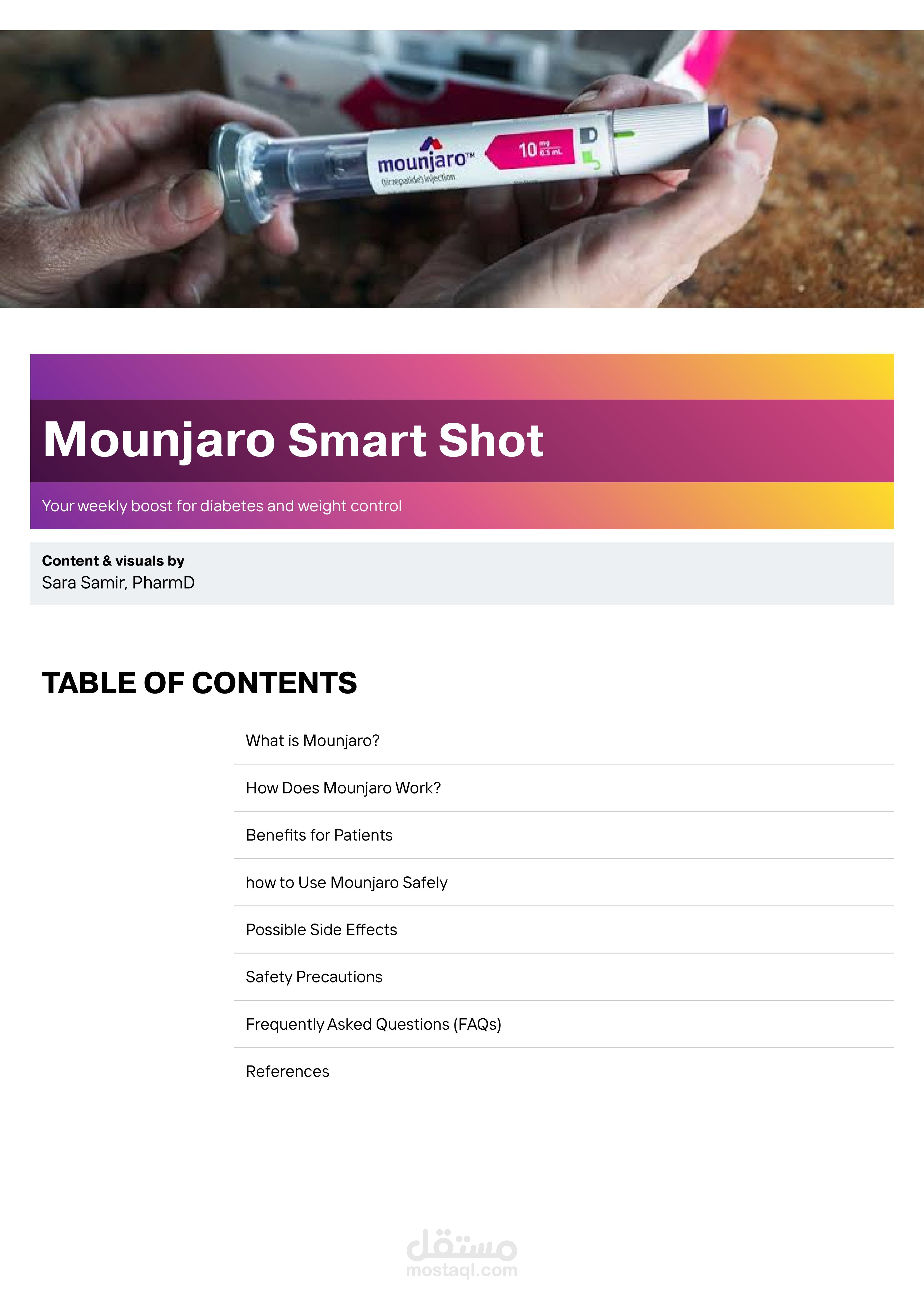 Mounjaro Smart Shot: Patient Education Material