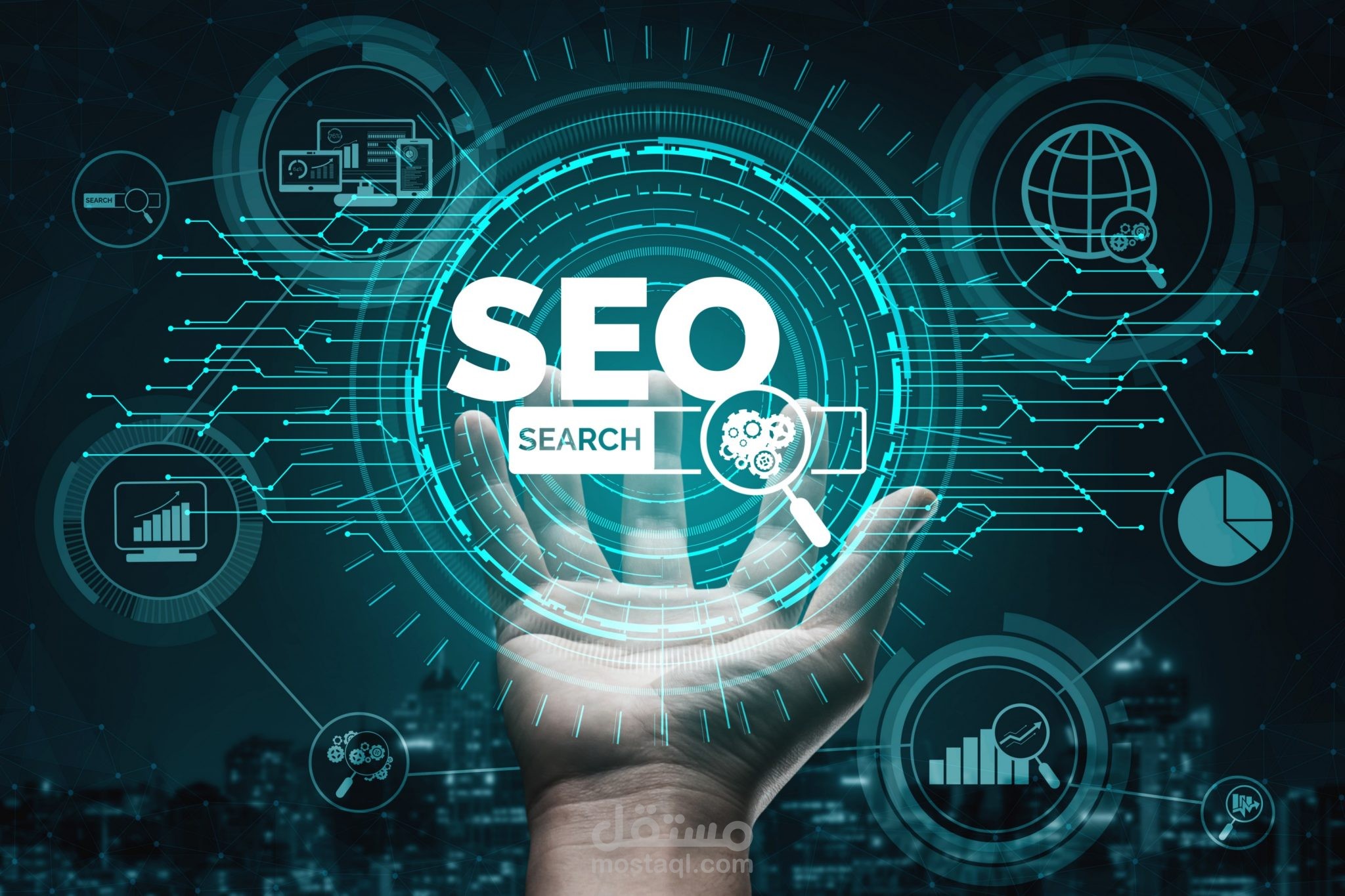 عرض أعمالي ونتائج تحسين محركات البحث (SEO) باحترافية