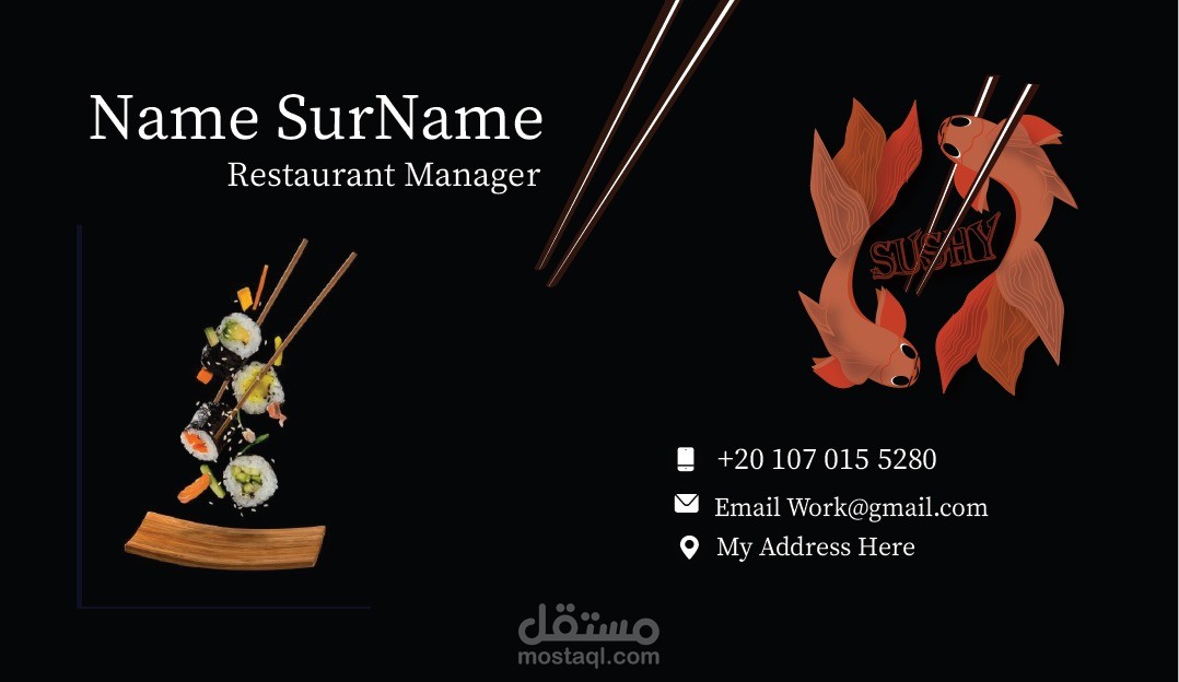 Business card design