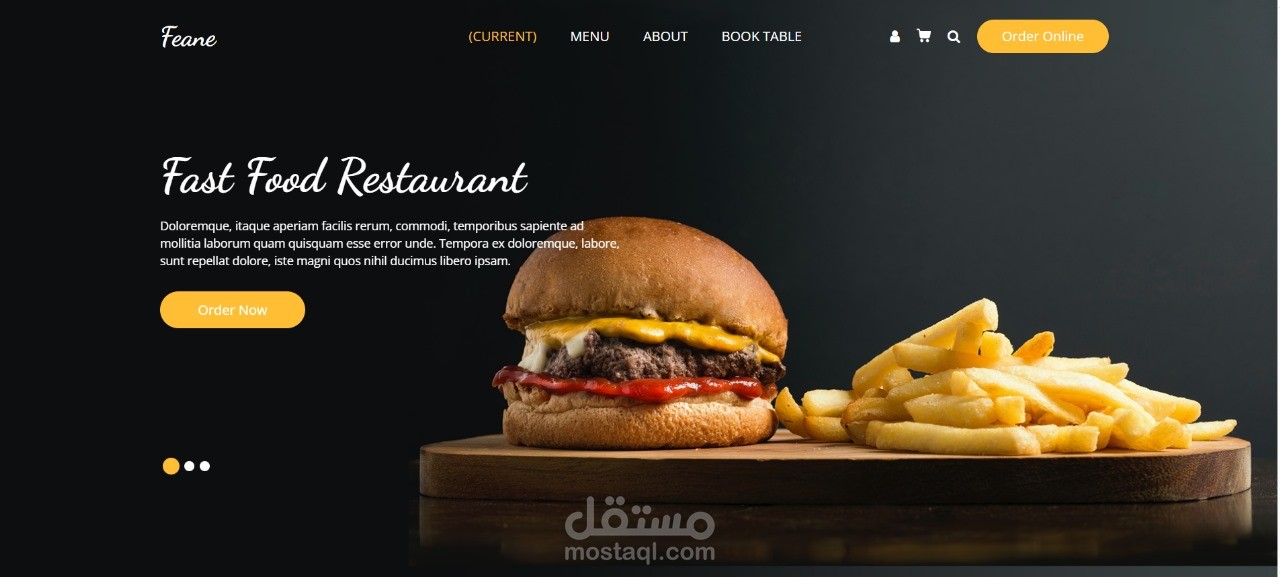 website restaurant in php