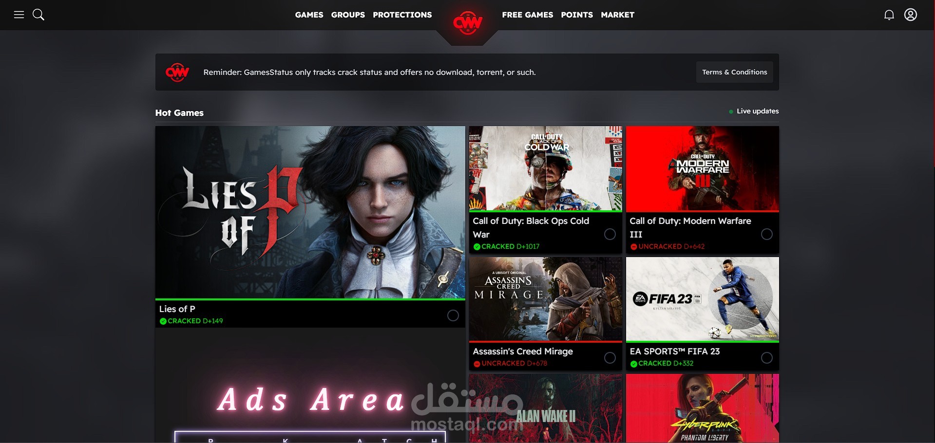 Games Status