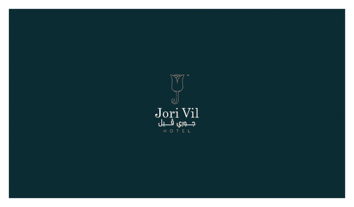 Jori Vil hotel logo and branding design