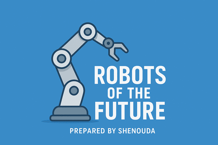 عرض تقديمي احترافي: الروبوتات في المستقبل (Robots of the Future)