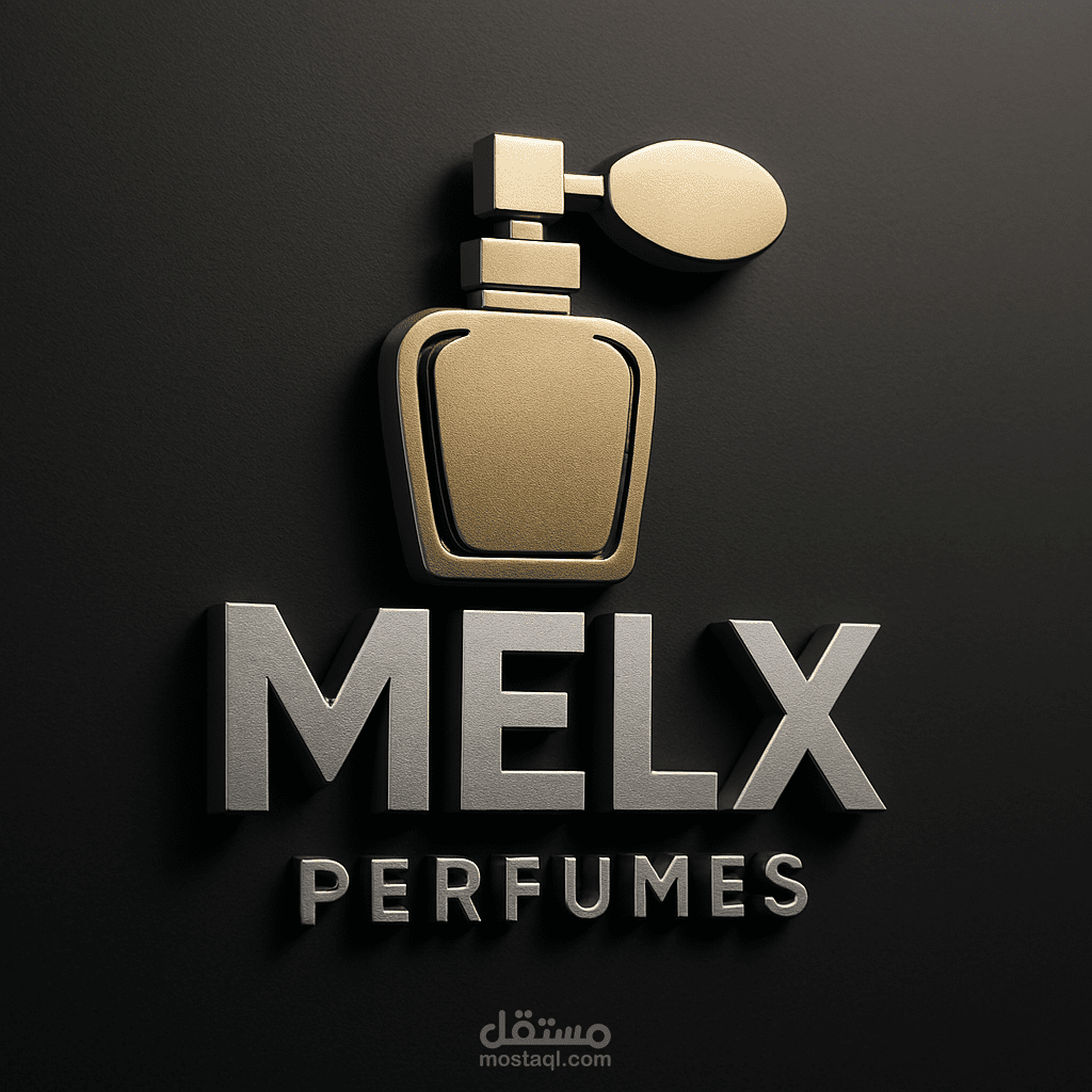 لوجو احترافي لشركه melx للعطور