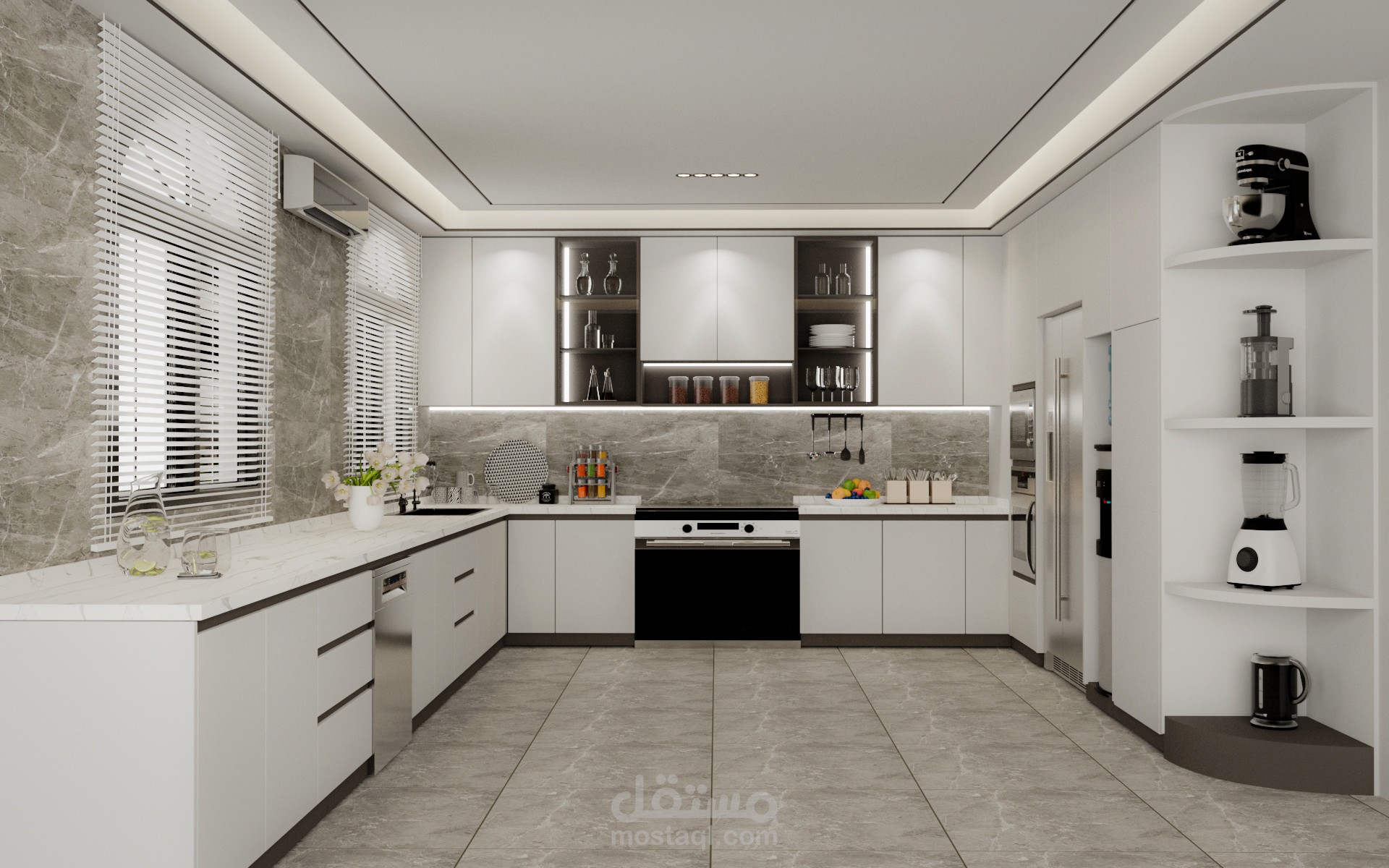 تصميم مطبخ عصري