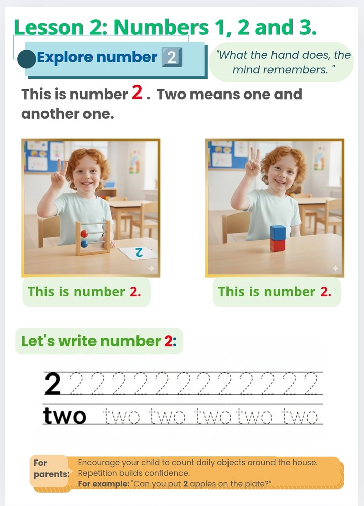 كتاب Maths لمرحلة ماقبل المدرسة