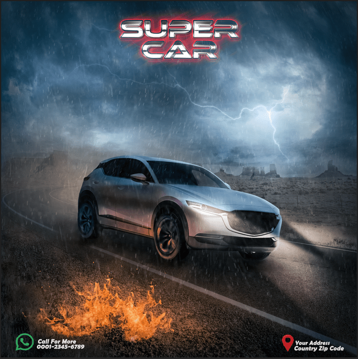 Social Media Super Car