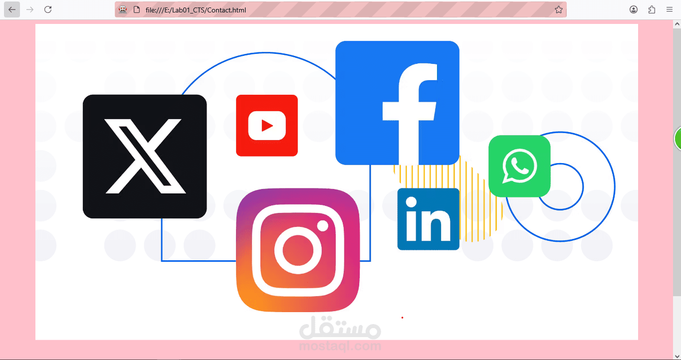 Interactive HTML & CSS Webpage with Navigation and Image Mapping