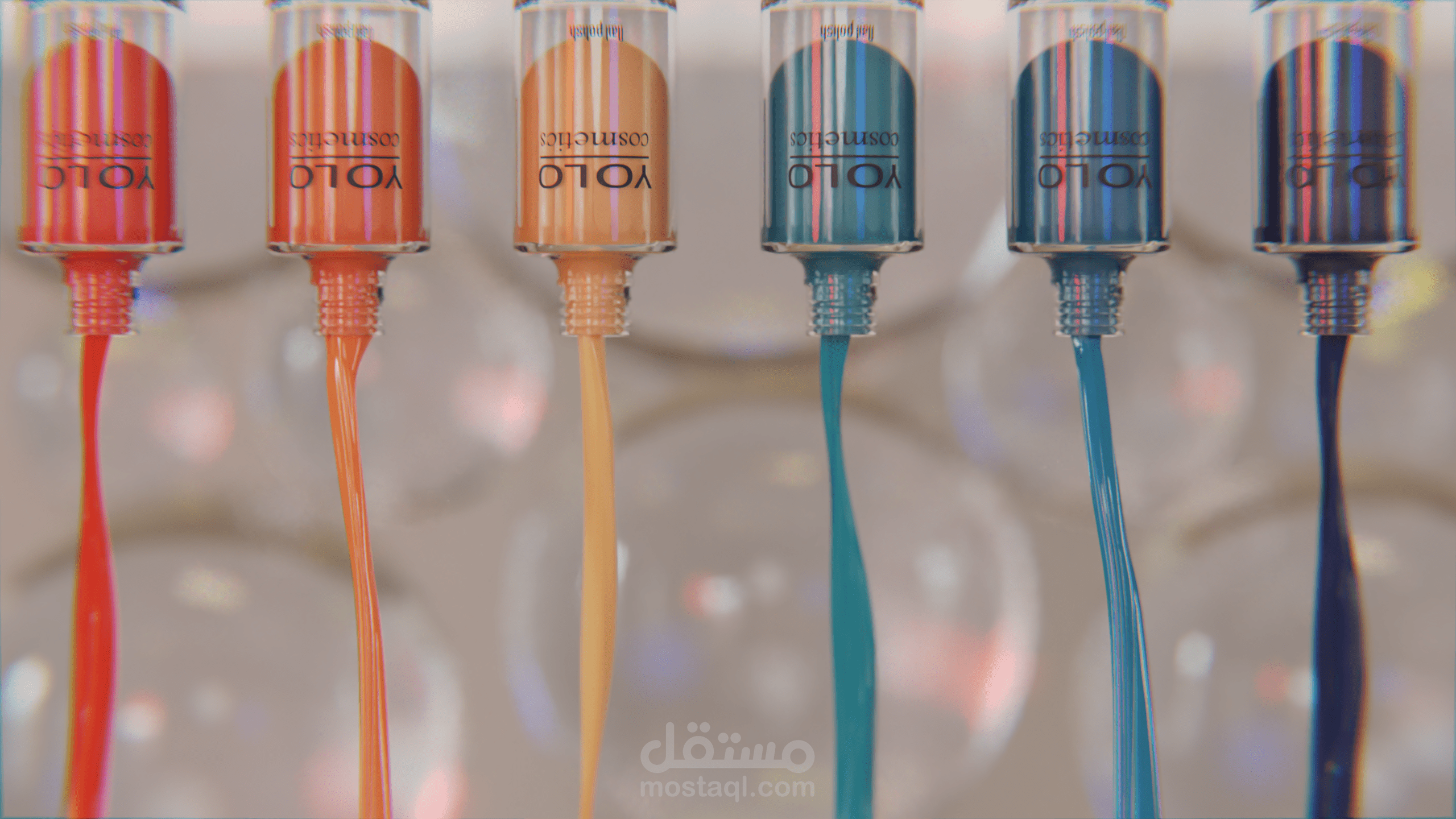 Nail polish - Yolo cosmetics - 3D product visualization
