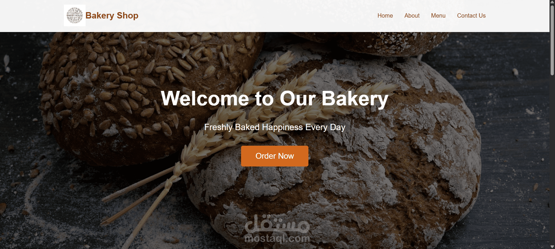 Online Bakery Store Website