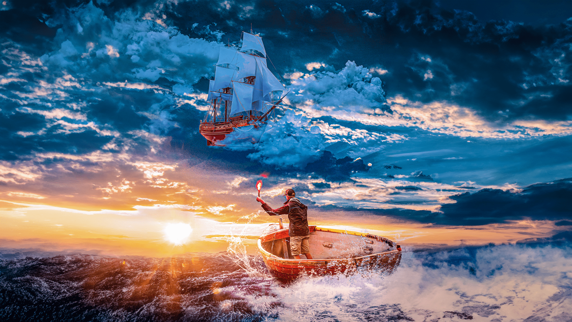 Surreal Adventure Artwork — Creative Photo Manipulation