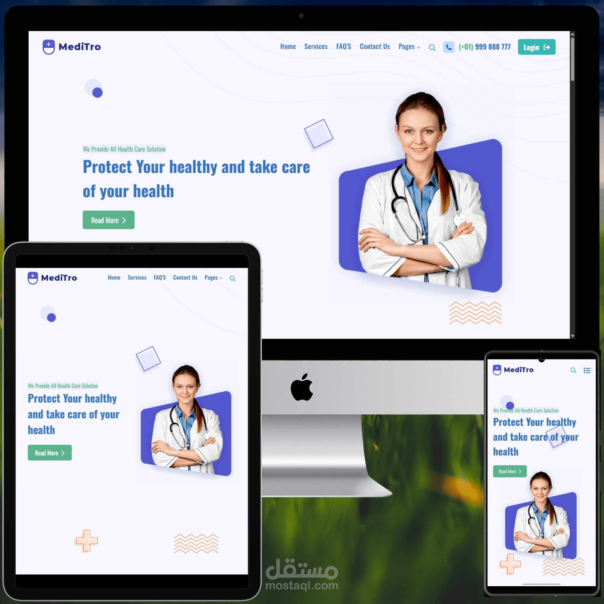 clinic app - موقع الكتروني للخدمات الطبية