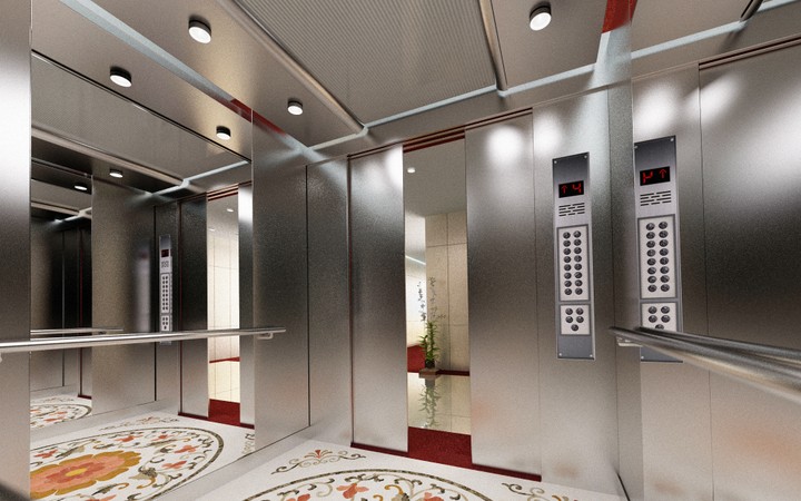 تصميم مصعد لذوي الاحتياجات الخاصة في فندق