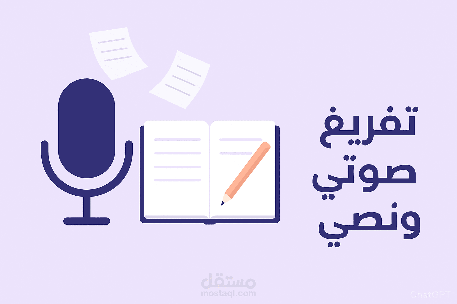 تفريغ صوتي احترافي وتحويله إلى نص منظم ودقيق