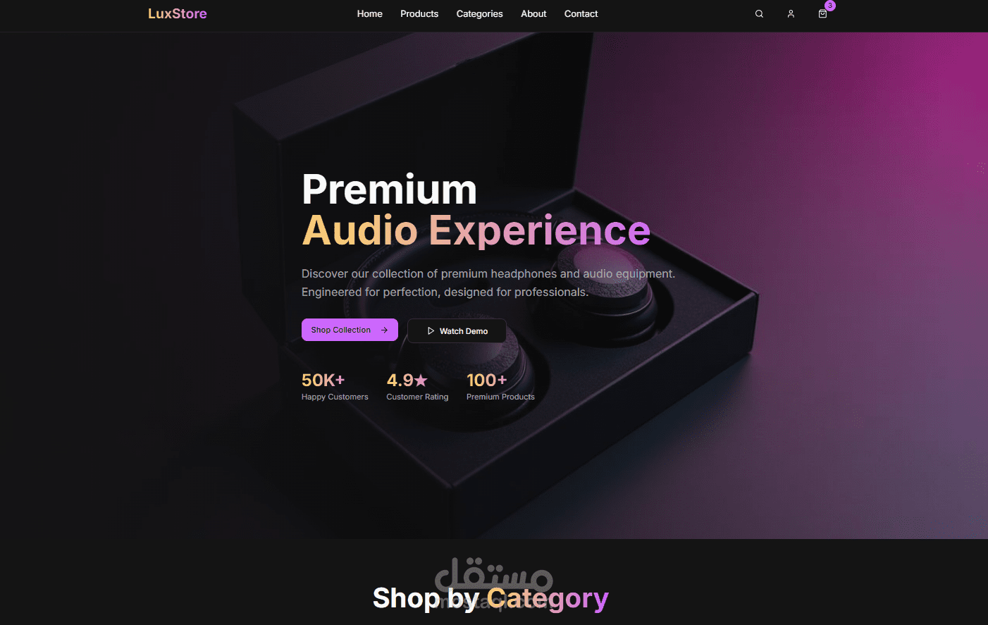 LuxStore e_commerce app